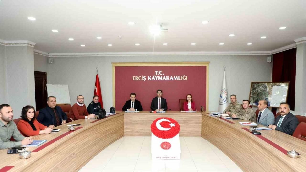Erciş’te ’seçim koordinasyon ve güvenliği toplantısı’ düzenlendi