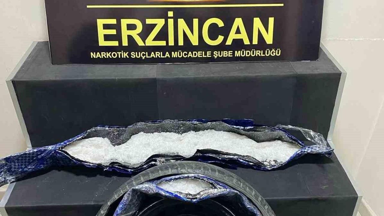 Erzincan’da 6 milyon liralık metamfetamin ele geçirildi, 2 zanlı tutuklandı