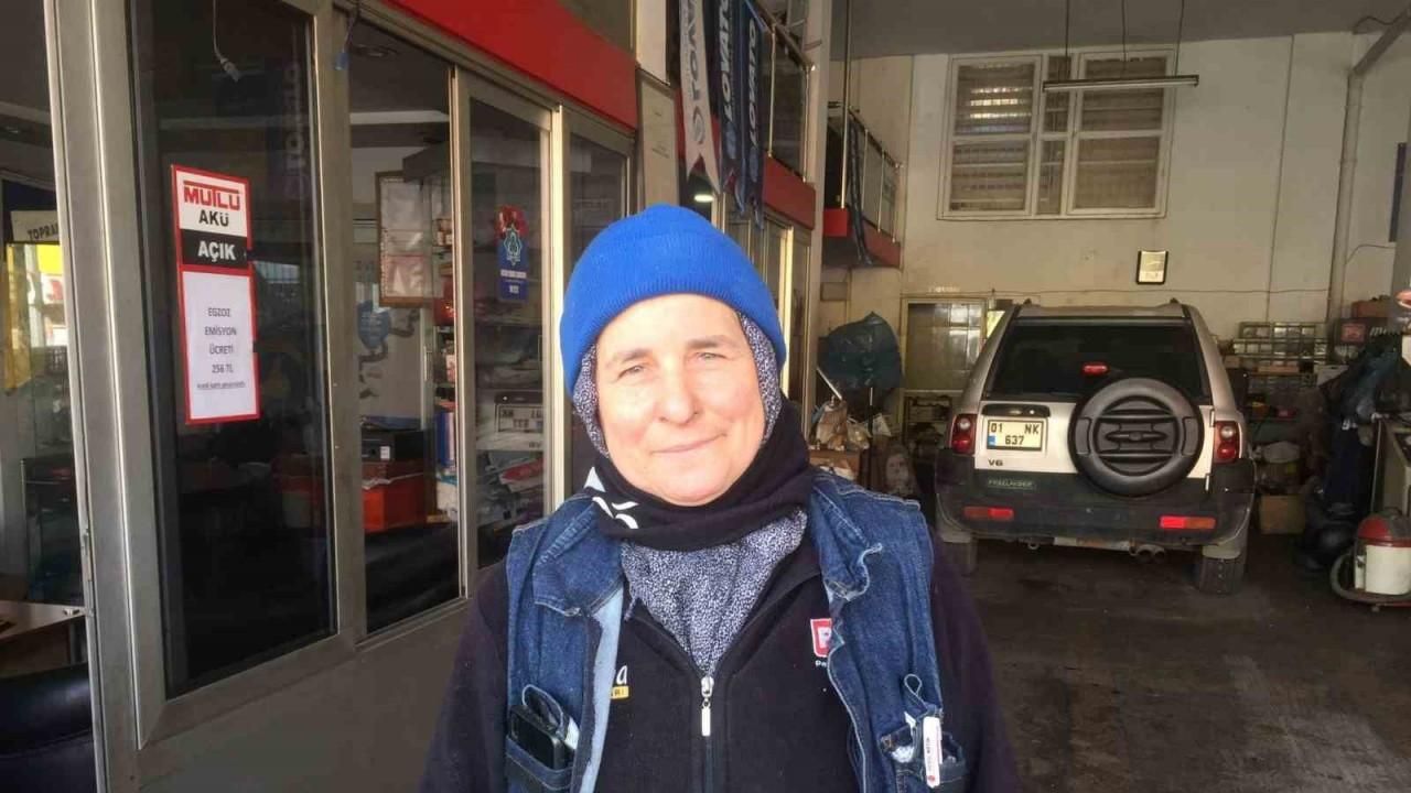 Eşi kaza geçirince önce aşçı sonra tamirci oldu