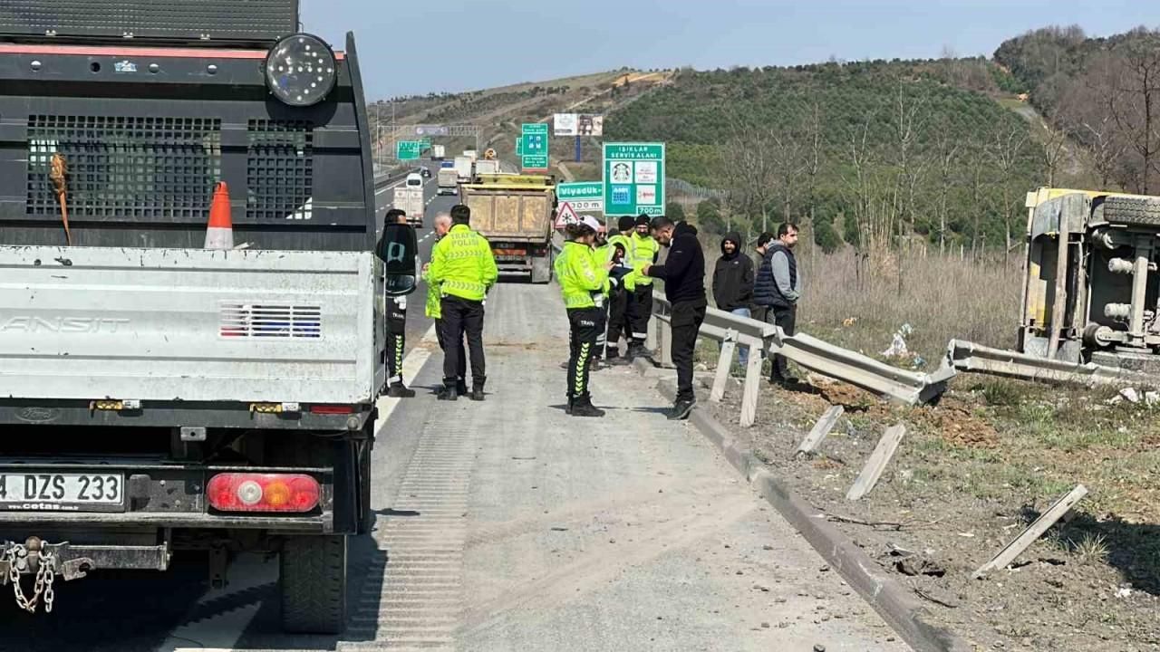 Kuzey Marmara Otoyolu’nda kaza: 1 yaralı