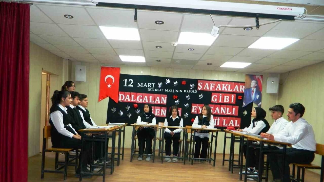 Posof’ta İstiklal Marşı’nın kabulünün 103. yıldönümü etkinliği
