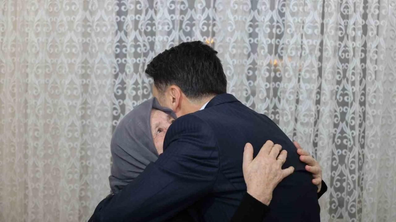 Şehit ailesini yalnız bırakmıyor