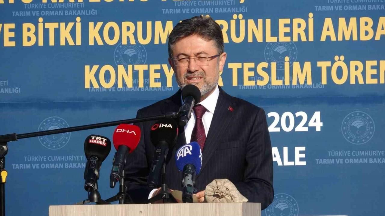 Tarım ve Orman Bakanı Yumaklı: 