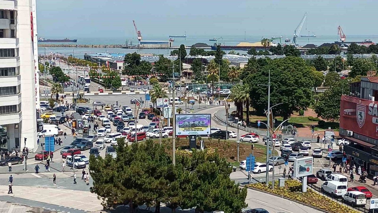 Samsun’da trafiğe kayıtlı araç sayısı 515 bini aştı