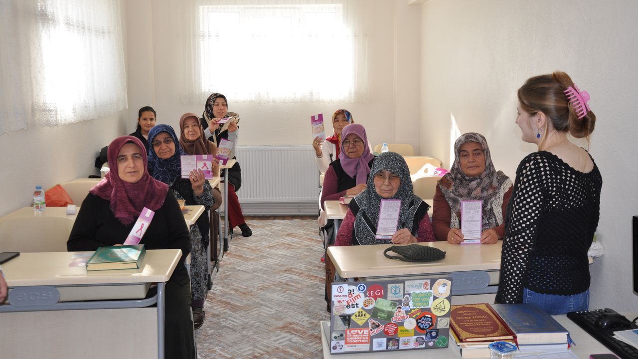 İlçe halkı meme kanseri hakkında bilgilendirildi