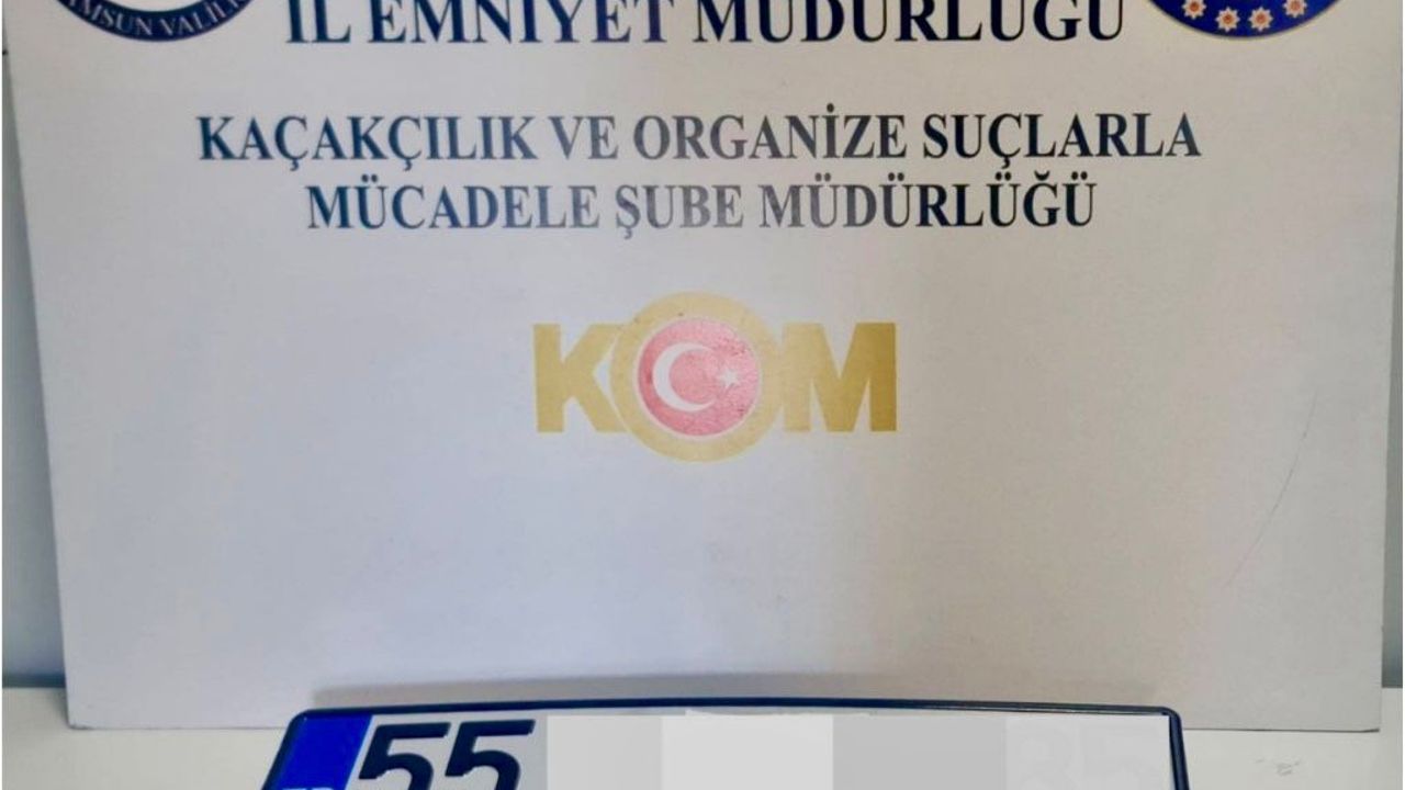 Sahte plakayla trafiğe çıkan şüpheli yakalandı