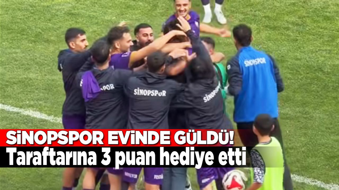 Sinopspor, evinde Turhalspor'u mağlup etti