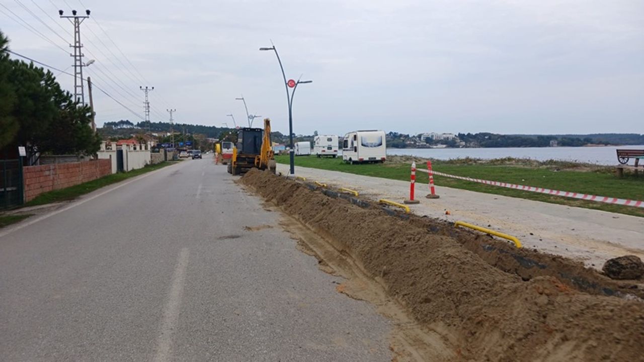 Sinop'un turistik bölgesine doğalgaz geliyor