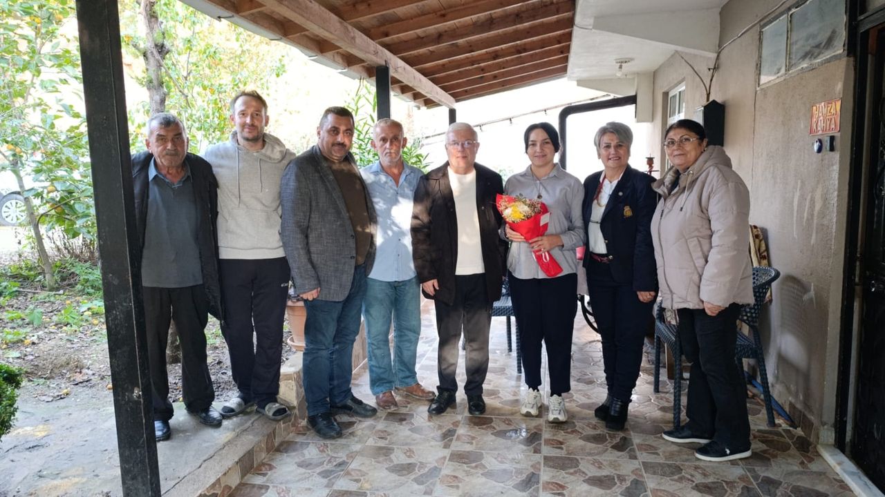 Sinop'ta İYİ Parti'den kadın muhtarlara ziyaret