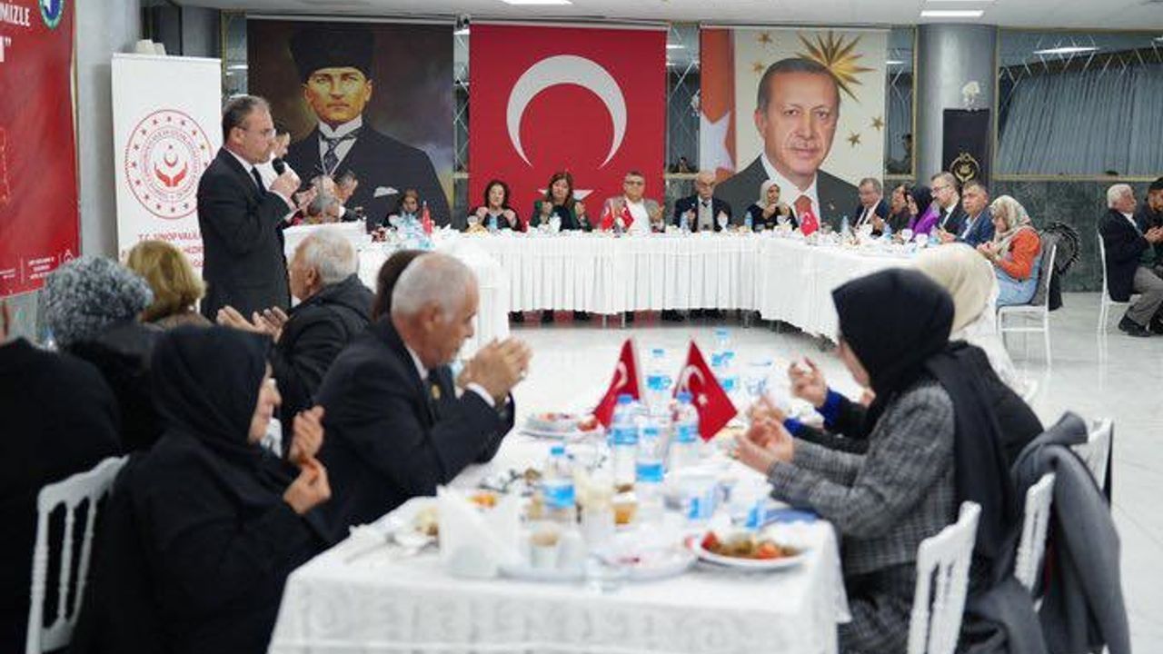 Gaziler ve şehit aileleri onuruna iftar programı düzenlendi ...