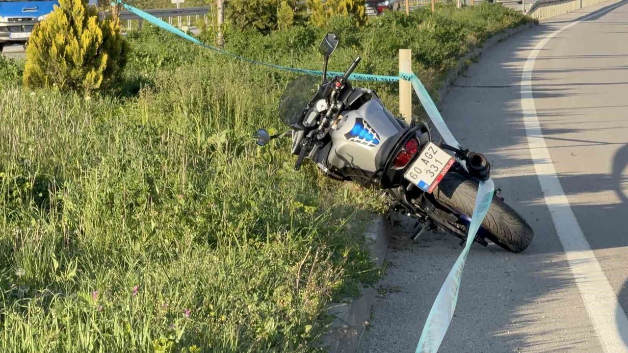 Motosiklet kazasında 1 kişi ödü