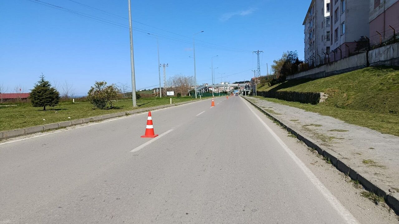 Sinop yollarında bahar temizliği