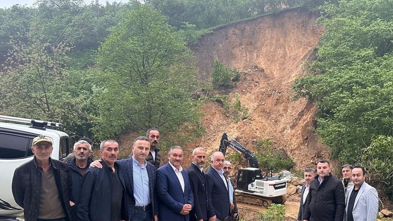 Giresun'da heyelan alarmı