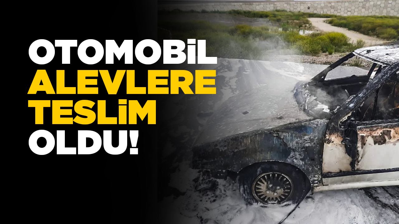 Yanan araç kullanılamaz hale geldi!