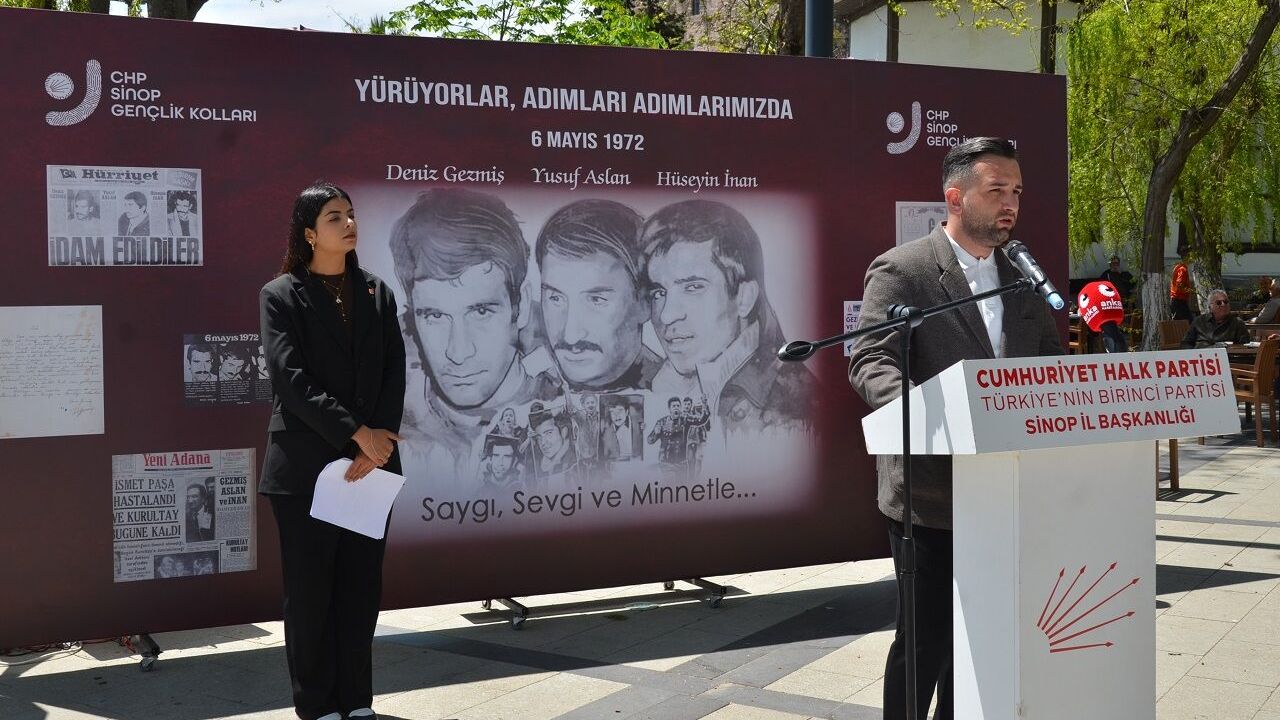 Deniz Gezmiş ve arkadaşları Sinop’ta anıldı