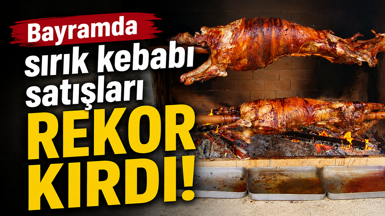 Meşhur sırık kebabı bayramda yoğun ilgi gördü!