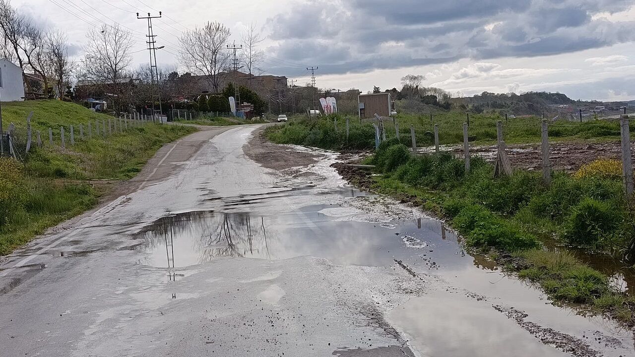 Sinop’ta patlayan su borusuna onarım talebi