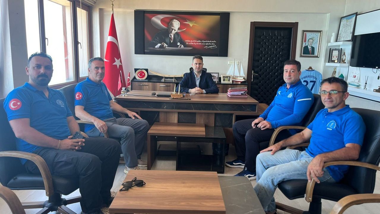 Sinop Sportif Havacılık Kulübü'nden Kaymakam Çelik'e ziyaret