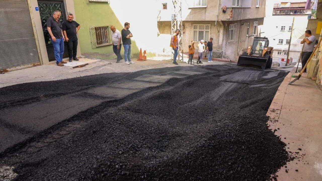 İlkadım Belediyesi yol yapım, bakım ve onarım çalışmalarını 