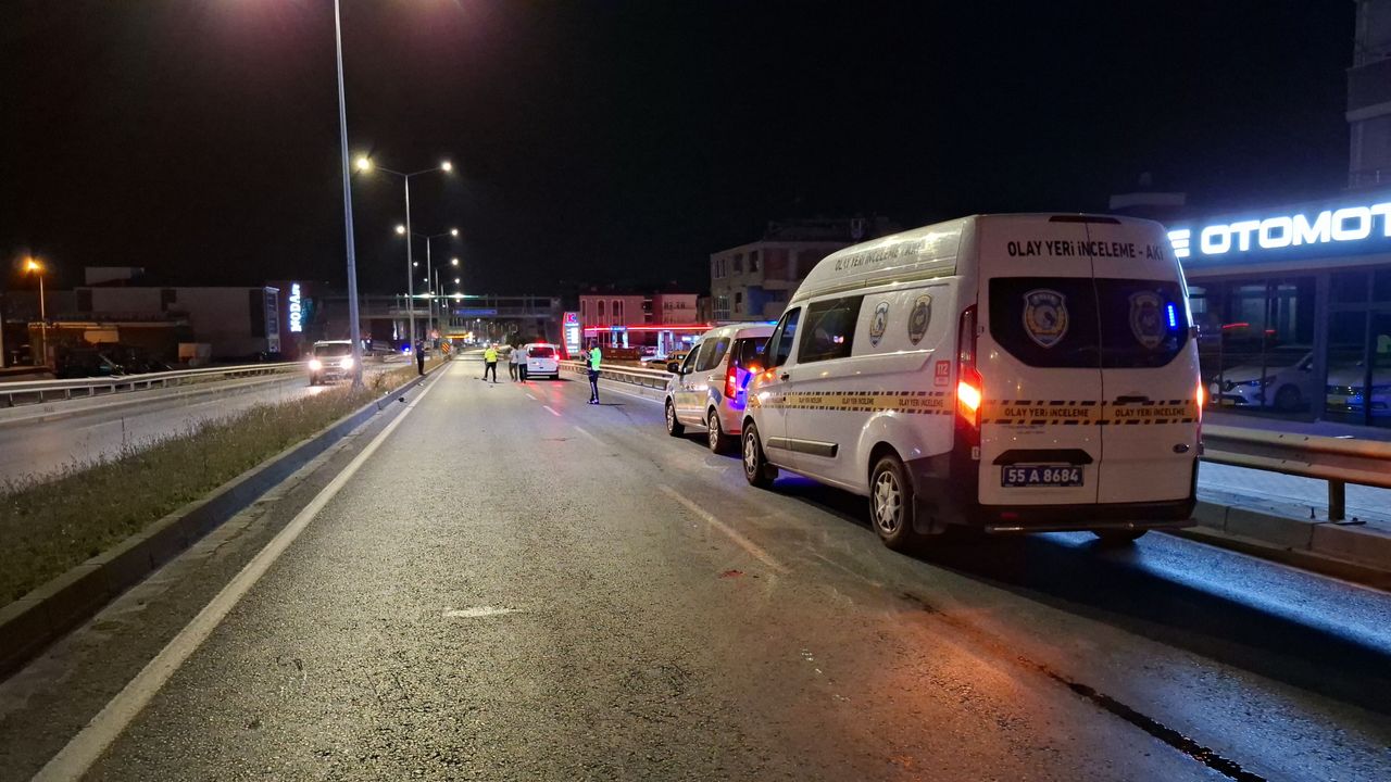 Sinop yolunda otomobilin çarptığı yaya ağır yarala