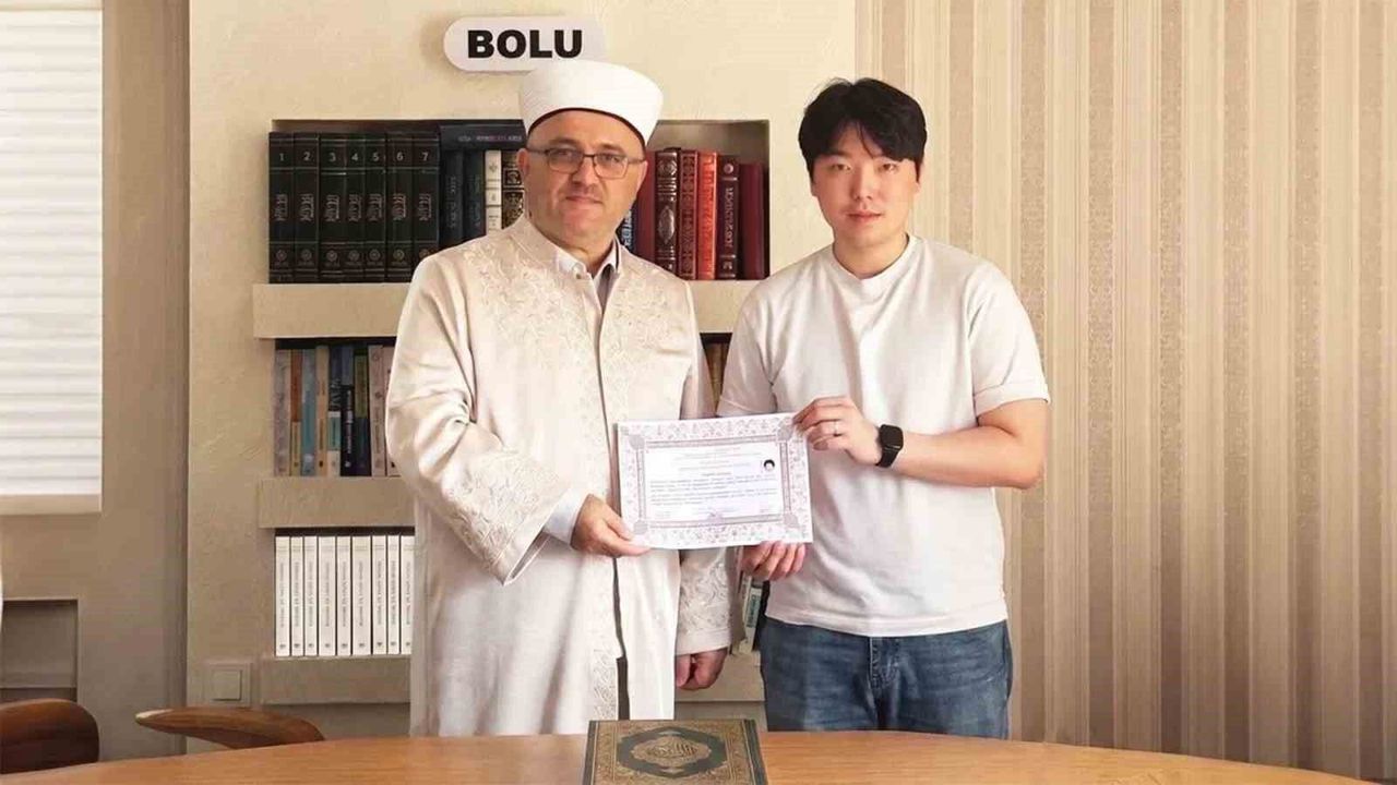 Güney Korel'den geldi, Bolu'da Müslüman oldu