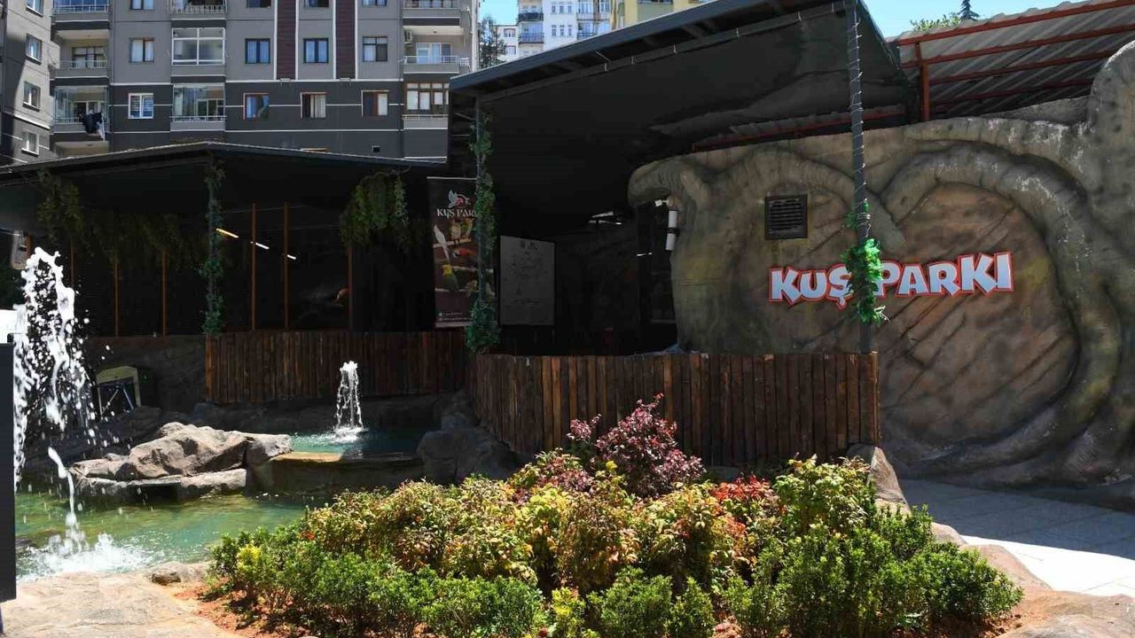 Kuş parkı ilgi çekiyor
