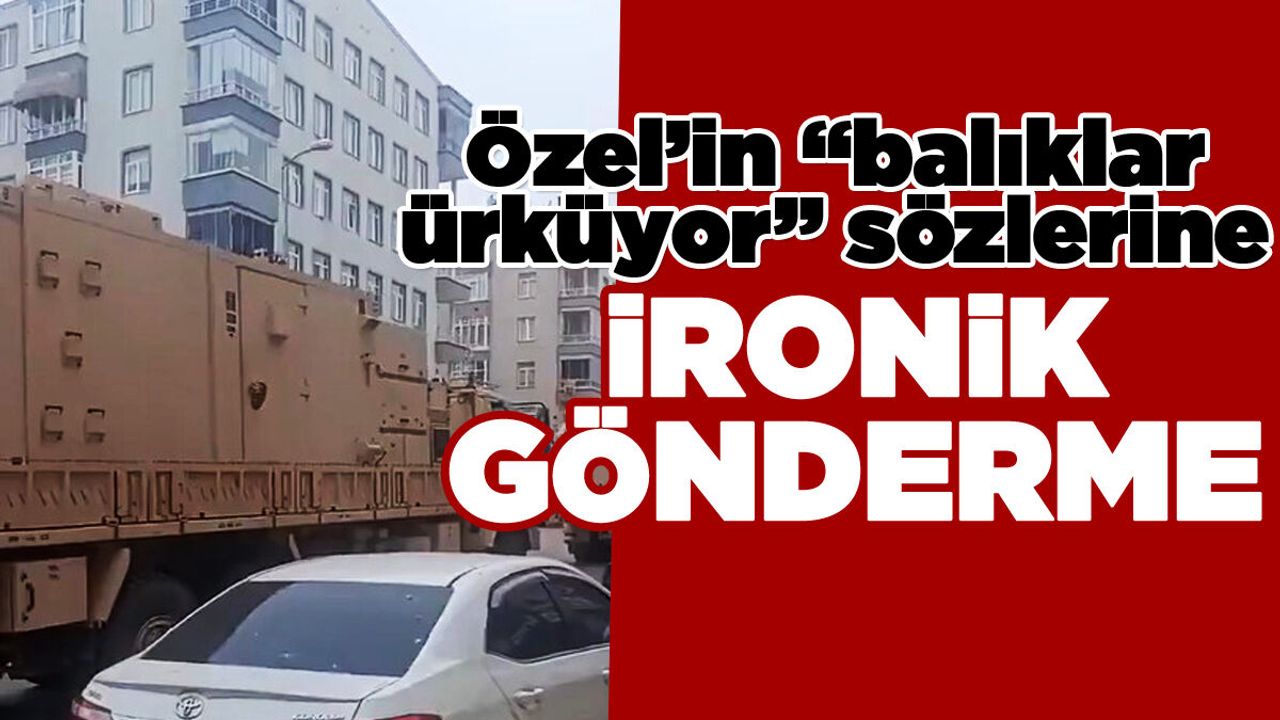 Sinop'ta askeri sevkiyat anları kamerada
