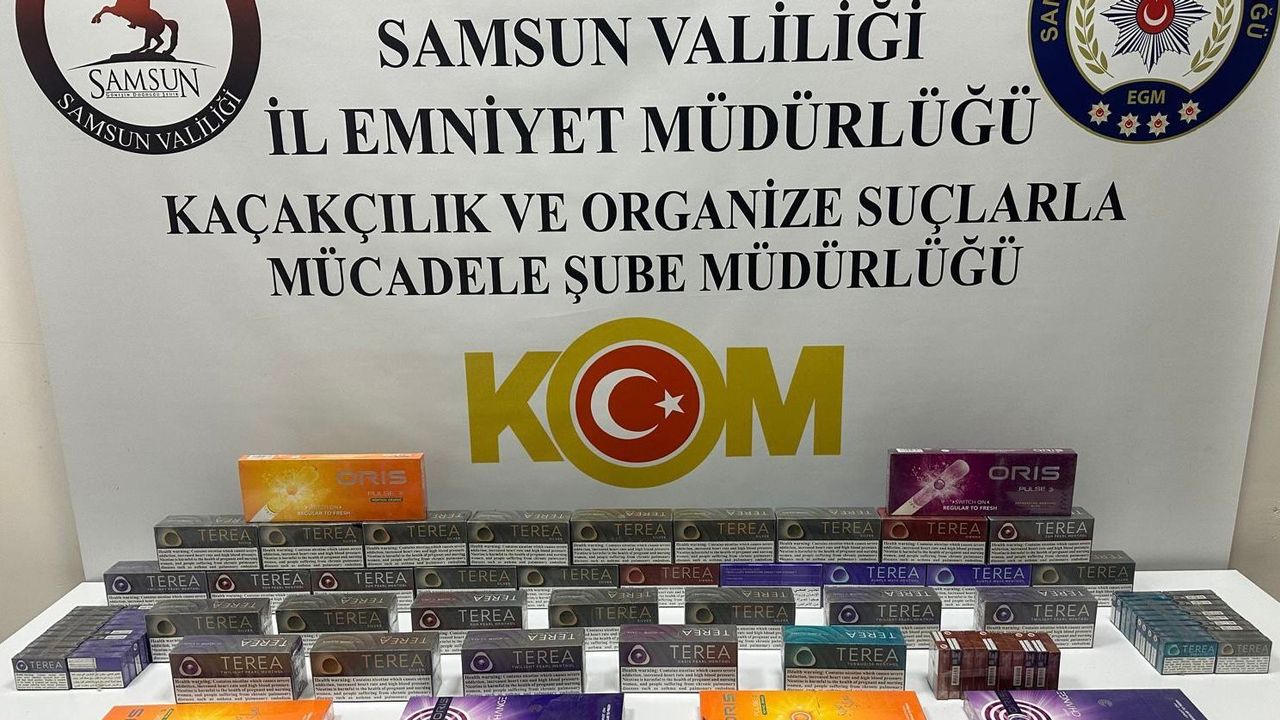 Kaçak tütün ürünleri ele geçirildi