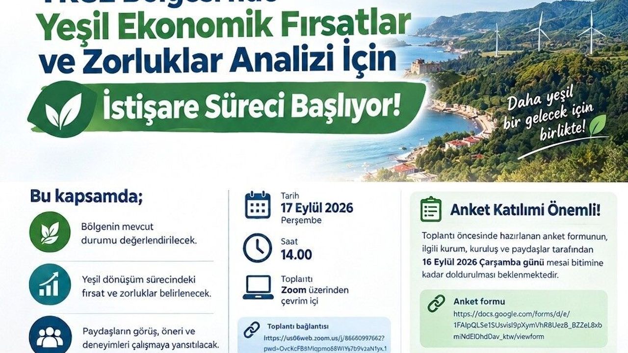 Sinop'ta yeşil ekonomi için istişare süreci başladı