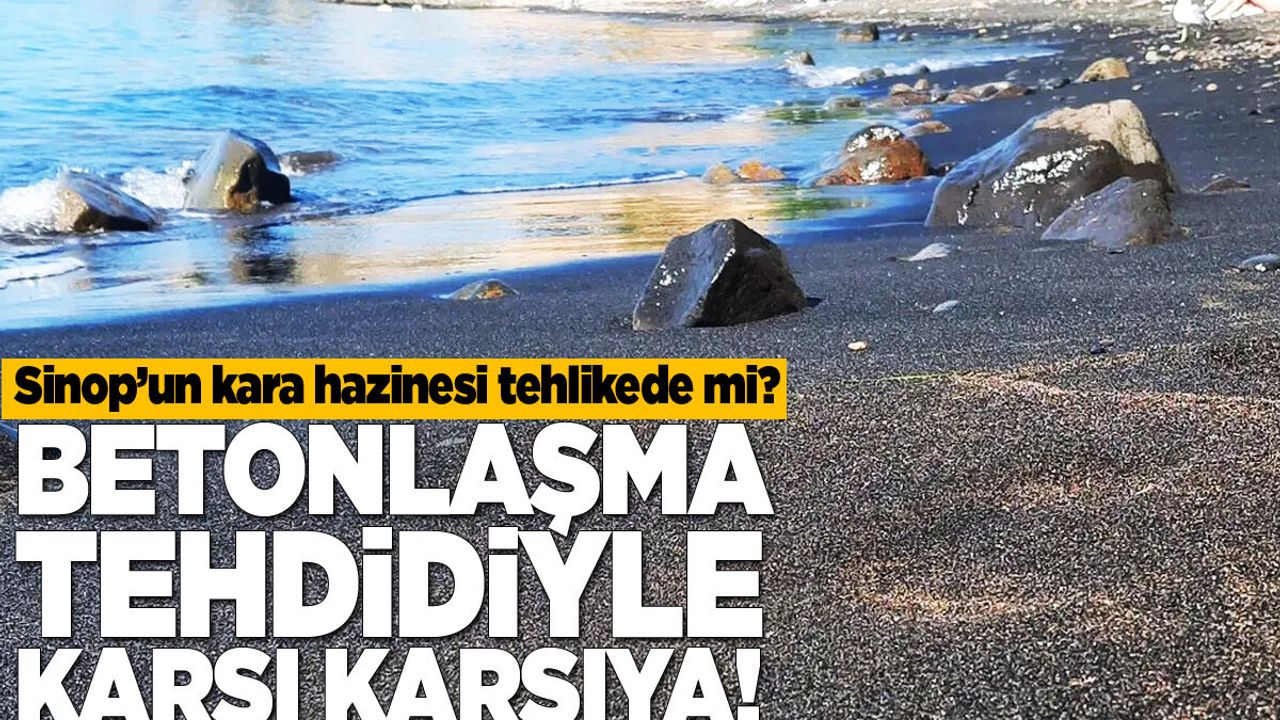 İzlanda Değil, Sinop! Karakum’un Siyah Kumları İçin Alarm Zili