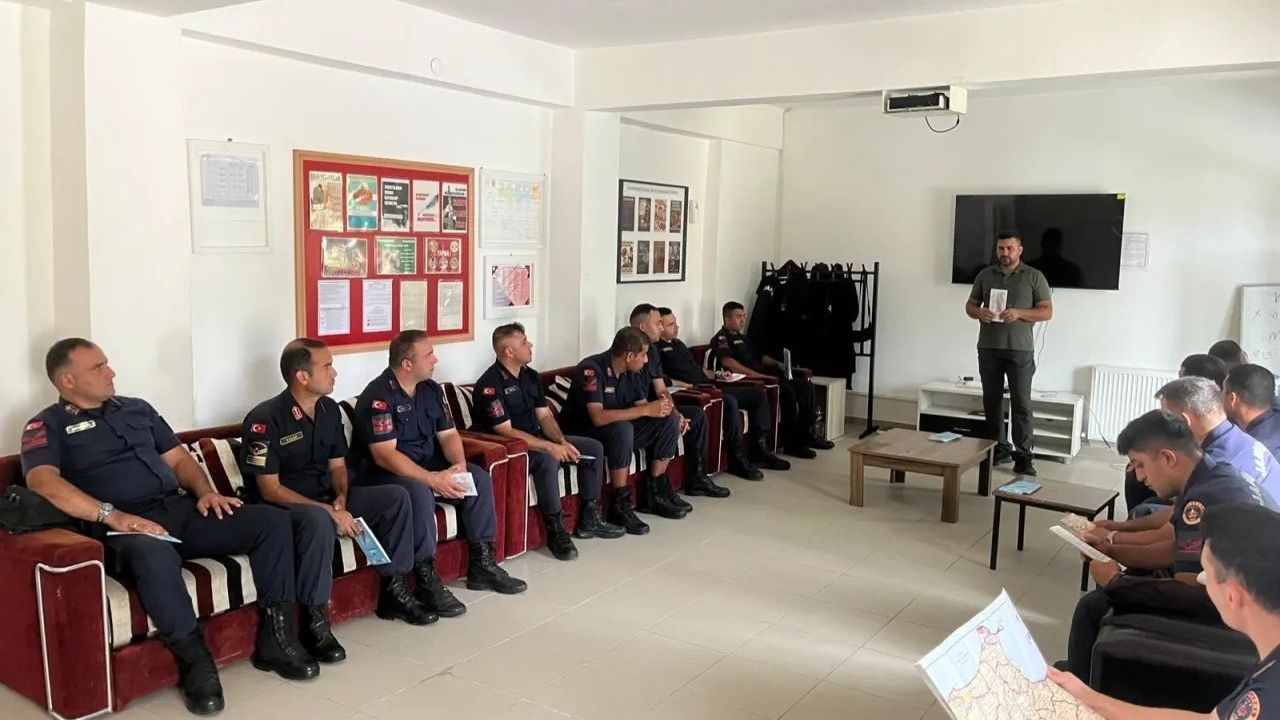 Jandarma personeline Kara Avcılığı Kanunu eğitimi
