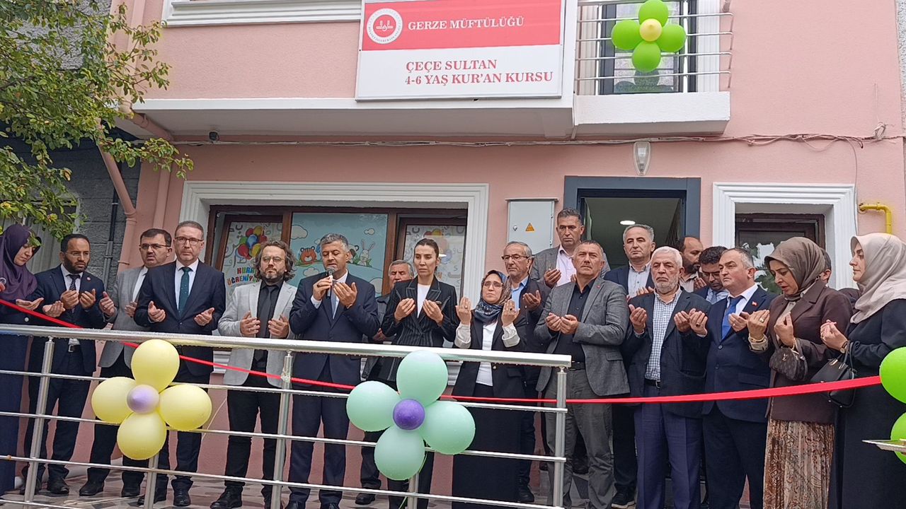 Çeçe Sultan 4-6 Yaş Kur'an Kursu binası hizmete açıldı