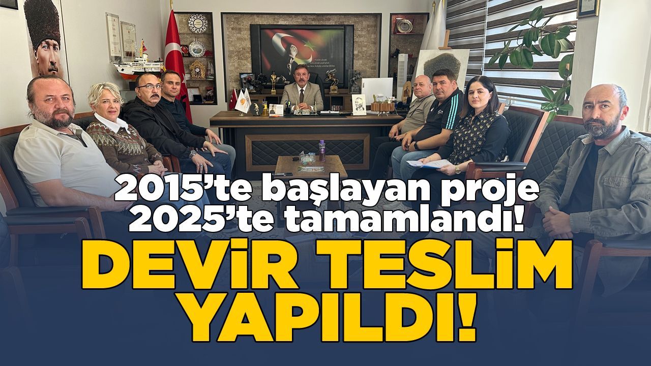Erfelek İçme Suyu Projesi Gerze Belediyesi’ne devredildi