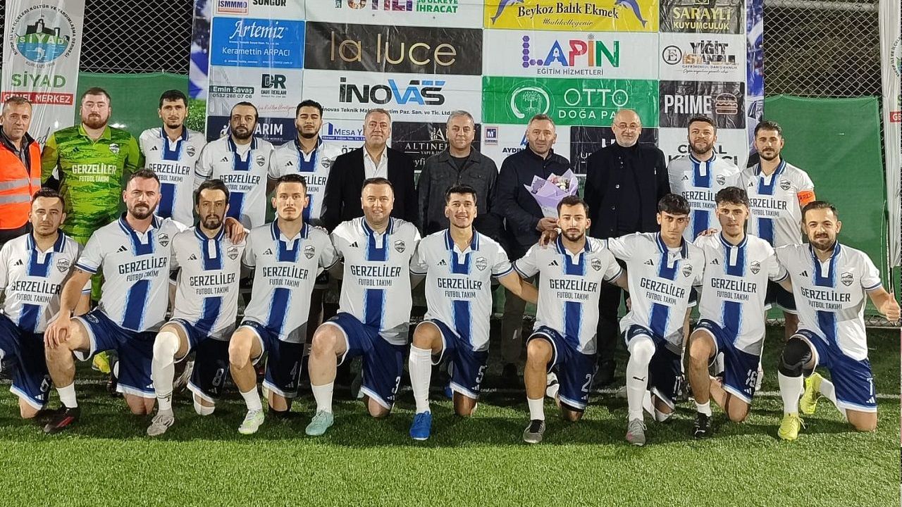 Gerzeliler Derneğinden 9-1’lik galibiyet!