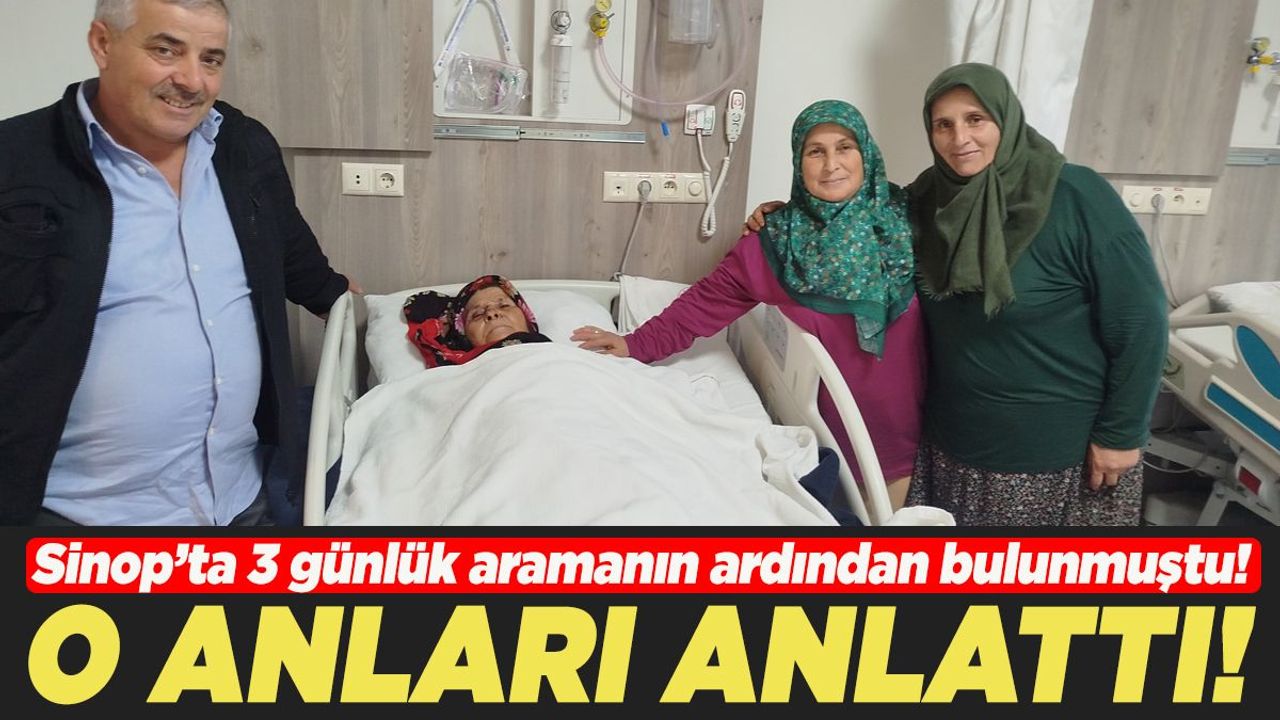 Ormanlık alanda 3 gün sonra bulunan kadının tedavisi sürüyor
