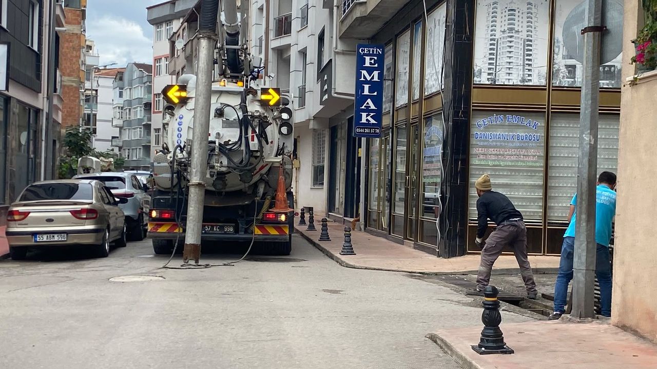 Sinop'ta mazgal temizliği