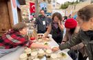 Sinop’ta balık etinden mantı yapıldı
