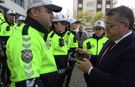 Sinop’ta trafik polislerine yaka kamerası dağıtıldı