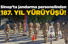 Sinop'ta Jandarma Teşkilatının 187. kuruluş yıl dönümü kutlandı