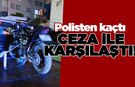 Sinop'ta dur ihtarına uymayan sürücüye 210 bin lira ceza!