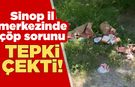 Sinop’ta çocuk parkı çevresindeki çöp sorunu tepki çekti!