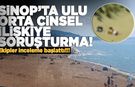 Sinop'ta plajdaki skandal görüntüye inceleme!