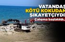 Bir süredir şikayet edilen kötü kokuya müdahale!