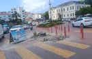 Sinop'ta yıpranan yol taşları onarıldı