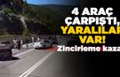 Sinop – Boyabat yolunda zincirleme trafik kazası