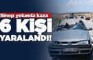 Otomobil ile kamyonet çarpıştı: 2'si ağır 6 yaralı