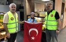 THK Sinop, 30 Ağustos öncesi esnafa Türk Bayrağı dağıttı