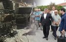 Vali Özarslan, yangında zarar gören işletmelerin sahipleriyle görüştü!