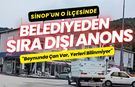 İlçe merkezinde sıra dışı anons: Duyanlar şaşırdı!