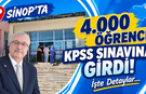Sinop'ta KPSS Heyecanı: Yaklaşık 4 Bin Aday Geleceği İçin Ter Döktü